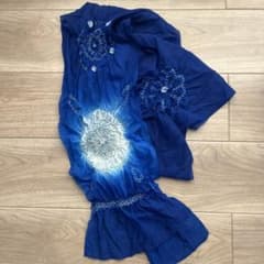 兵児帯 ブルー 浴衣用のサムネイル