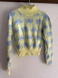 ZARA スペースインベーダー ニット セーター Sのサムネイル