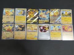 ポケモンカードピカチュウまとめ売り１２枚セットのサムネイル