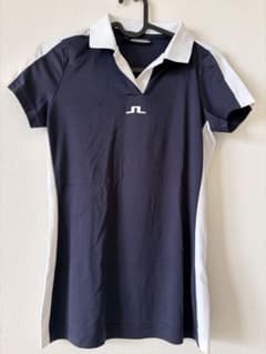 J.LINDEBERG レディース ゴルフ ポロシャツ ネイビーのサムネイル