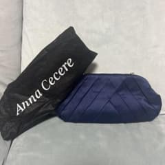 Anna Cecere パーティーバッグ ネイビー