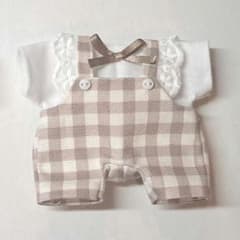 すのチルぬい服 シャツ サロペットセットのサムネイル