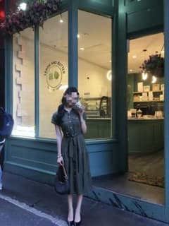 Polo Ralph Lauren カーキ シャツワンピースのサムネイル