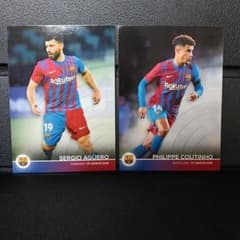 セルヒオ・アグエロ フィリペ・コウチーニョ Topps FCバルセロナ