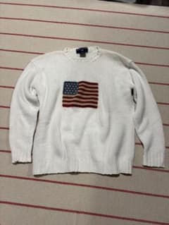 RALPH LAUREN POLO SPORT 星条旗 ニット セーター Mのサムネイル