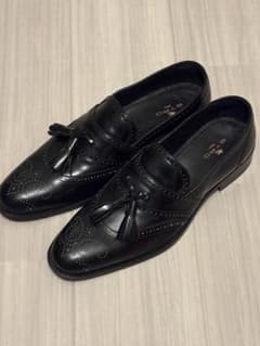 ETRO ブラックレザー メダリオンタッセルローファー サイズ44 値下げ