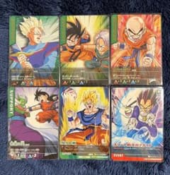 ドラゴンボールZ データカードダス 6枚セット - メルカリ