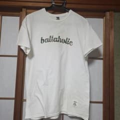 ballaholic ホワイト Tシャツ 背面カモフラージュ1