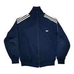 70s adidas デサント トラックジャケット ADS-4F 4号 ネイビー - メルカリ