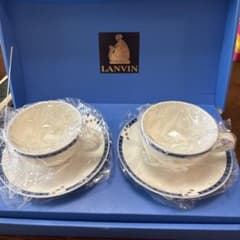 LANVIN ランバン カップ＆ソーサー 2客セットのサムネイル
