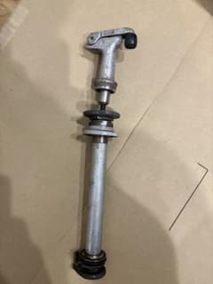 初期2型ダックス　純正分離式ステムシャフト　フロントフォーク 初期2型ダックス 純正分離式ステムシャフト フロントフォーク - メルカリ