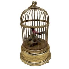 希少 極美品 REUGE シンギングバード 鳥籠オルゴール ゴールドメッキ 稼働 希少 極美品 REUGE シンギングバード 鳥籠オルゴール ゴールドメッキ