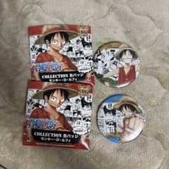 ONE PIECE モンキー・D・ルフィ 缶バッジ 2種セット - メルカリ