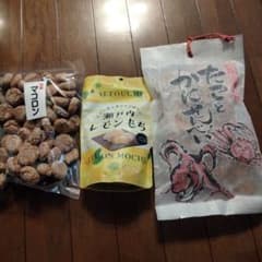 はちみつさん専用　和菓子詰め合わせ マカロン レモンもち たこせんべいのサムネイル