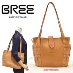 廃盤！ ブリー【BREE】フラミンゴ FLAMINGO 牛ヌメ革 トートバッグ 