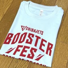 千葉ジェッツ　☆ ブースターフェス　Tシャツ シルバー　Mサイズのサムネイル