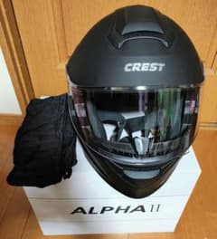 @yuさん専用　バイクフルフェイスヘルメットCREST ALPHAII yuさん専用 バイクフルフェイスヘルメットCREST ALPHAII - メルカリ