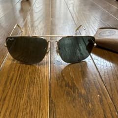 Ray-Ban ゴールドフレーム サングラス
