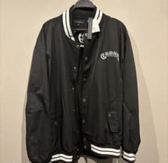 cronos MA-1 黒 40 (L) 新品同様 クロノス スタジャン CRONOS BLACKLETTER MA-1 JACKET【BLACK】