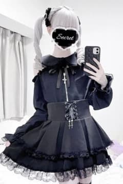 【MA*RS】肩開きクロスZIPスライダーブラウス - ブラック size-Fのサムネイル