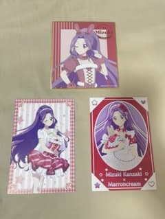 アイカツ！ 神崎美月 ミニ色紙 ポストカード セットのサムネイル
