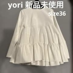 yori ワイドカラーストレッチブラウス 36 yori ワイドカラーストレッチブラウス ブラック 36 【公式通販】