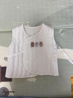 ベビー用 ベスト 50-70cm くま刺繍のサムネイル