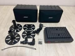 BOSE 1705Ⅱ アンプ 101MM スピーカー2台 壁掛け金具付き - メルカリ