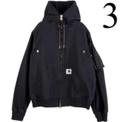 ジャケット・アウター sacai Carhartt WIP Washed Duck Hooded x Carhartt WIP Washed Duck Hooded Blouson Green | HAVEN