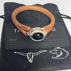 希少タディアンドキング　 レザーオンフェザーブレスレット imgrc0118993102.jpg