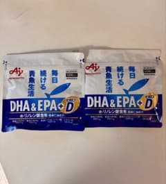 味の素 DHA&EPA+D ビタミンD 2袋セット 約60日分のサムネイル