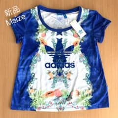 【新品】adidas farm フルーツ柄Tシャツ Mサイズのサムネイル