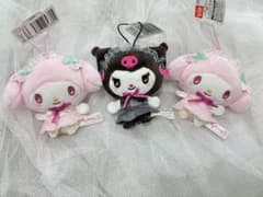 マイメロ　クロミ　ぬいぐるみ　しろいちご　くろいちご マスコット