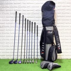 ゴルフセット　初心者応援　Lamola レディース　中古美品　ラウンドOK 右打 ゴルフセット 初心者応援 レディース FILA ラウンドOK 打感良好 すぐ