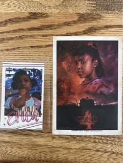 Stranger Things 에리카 엽서 미니 브로마이드 2 점 세트