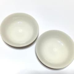 新品◆無印良品 磁器ベージュ 鉢・小 2枚セットのサムネイル