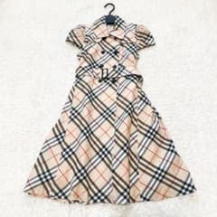 バーバリーブルーレーベル トレンチ型ワンピース ノバチェック