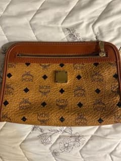 MCM ヴィンテージクラッチバッグ ブラウンのサムネイル
