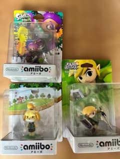 任天堂 amiibo 3点セット(ボーイ・トゥーンリンク・しずえ）のサムネイル