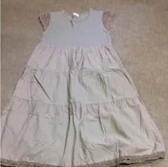 ★値下げしました★フレンチスリーブワンピース 140のサムネイル
