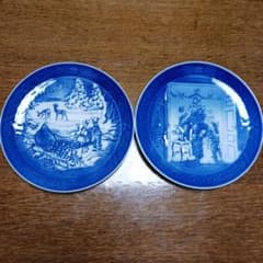 ロイヤルコペンハーゲンクリスマスイヤープレート2000、2002年 - メルカリ