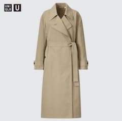 UNIQLO U トレンチコート　ベージュ　Sのサムネイル