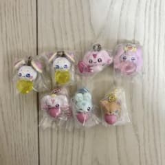 푸치큐아 메지루시 액세서리 마스코트 7점