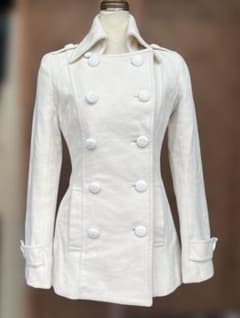 LIPSERVICE リップサービス　ダブルブレストコート　S 白　ホワイト