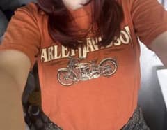 Harley-Davidson 半袖Tシャツ オレンジ Mのサムネイル