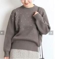 専用です→美品☺︎ IENA パールニットプルオーバー♡のサムネイル