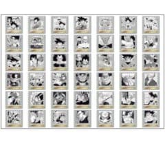 匿名配送 ドラゴンボール 40周年 シール ウエハース 42種 コンプセット