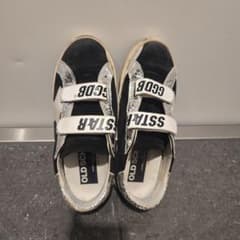 Golden Goose OLD SCHOOL スニーカー ブラック シルバーのサムネイル