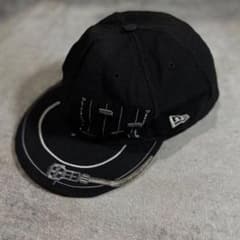 NEWERA59FIFTYfitted cap 7 3/4 61.5cm 黒刺繍