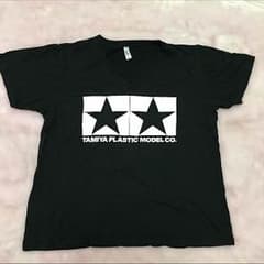 Vネック黒タミヤTシャツのサムネイル